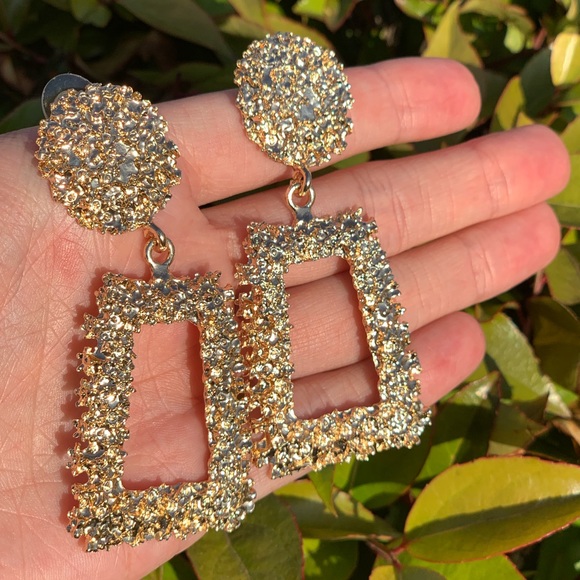 ✨Zara inspired geometric dangle drop earrings✨ - Picture 7 of 7